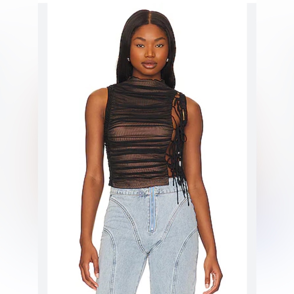 Superdown Gabbie Ruched Top